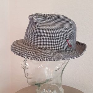 Vintage Houndstooth Fedora